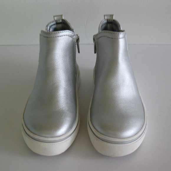 Zip Sneaker Boots Silver Graphite 